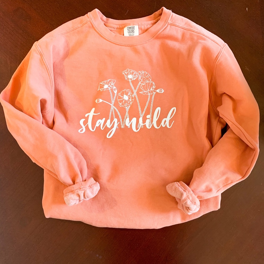 Comfort Colors stay wild sweatshirt